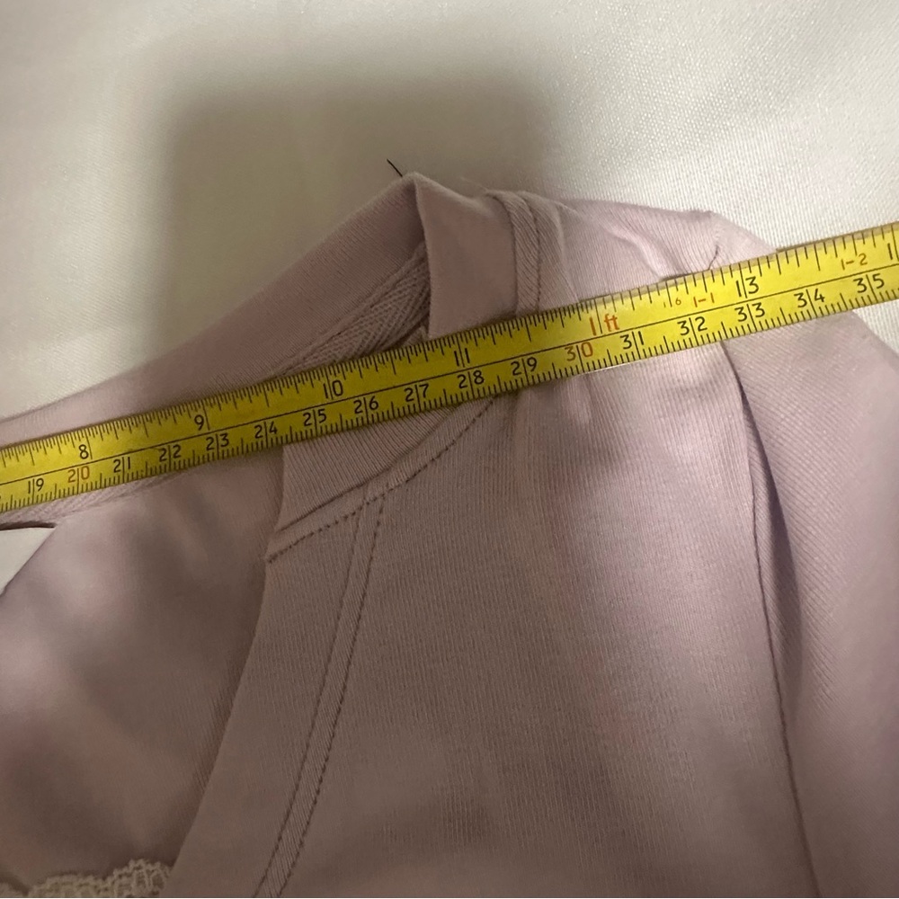 Urban Revivo Lilac and white Long Sleeve Women's Top size 4 - Picture 8 of 16